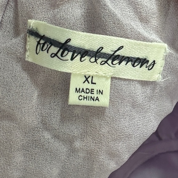 FOR LOVE & LEMONS Lavender Poppy Mini Dress - Picture 8 of 10